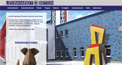 Desktop Screenshot of emil-leonhardt-kg.de